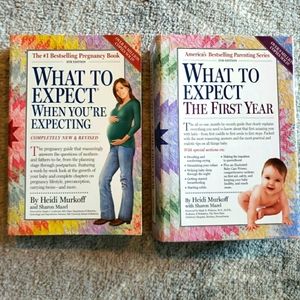 2 books of What to Expect When You're Expecting. Brand new.